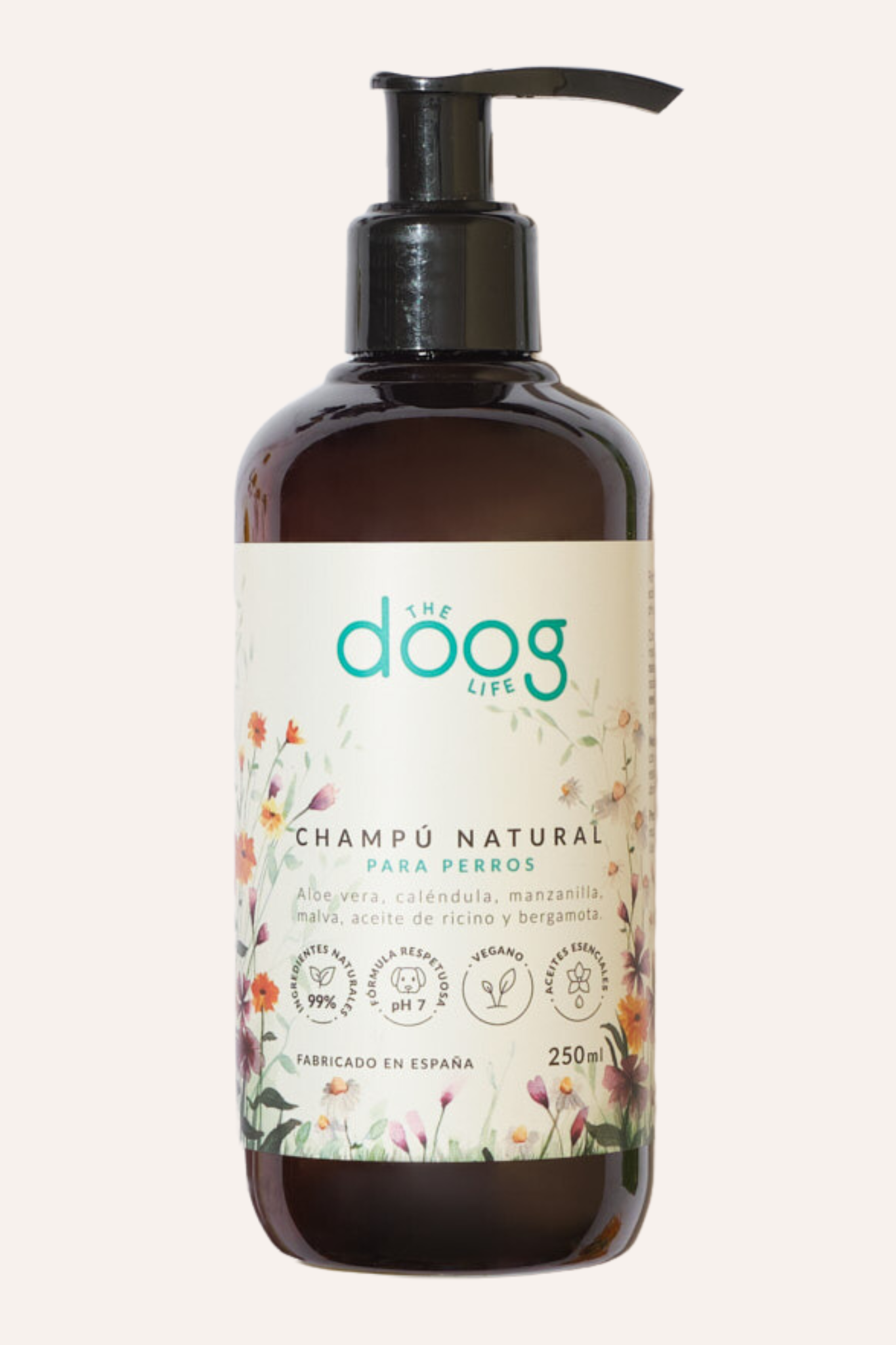 Luonnollinen koirashampoo, koko XL 500ml